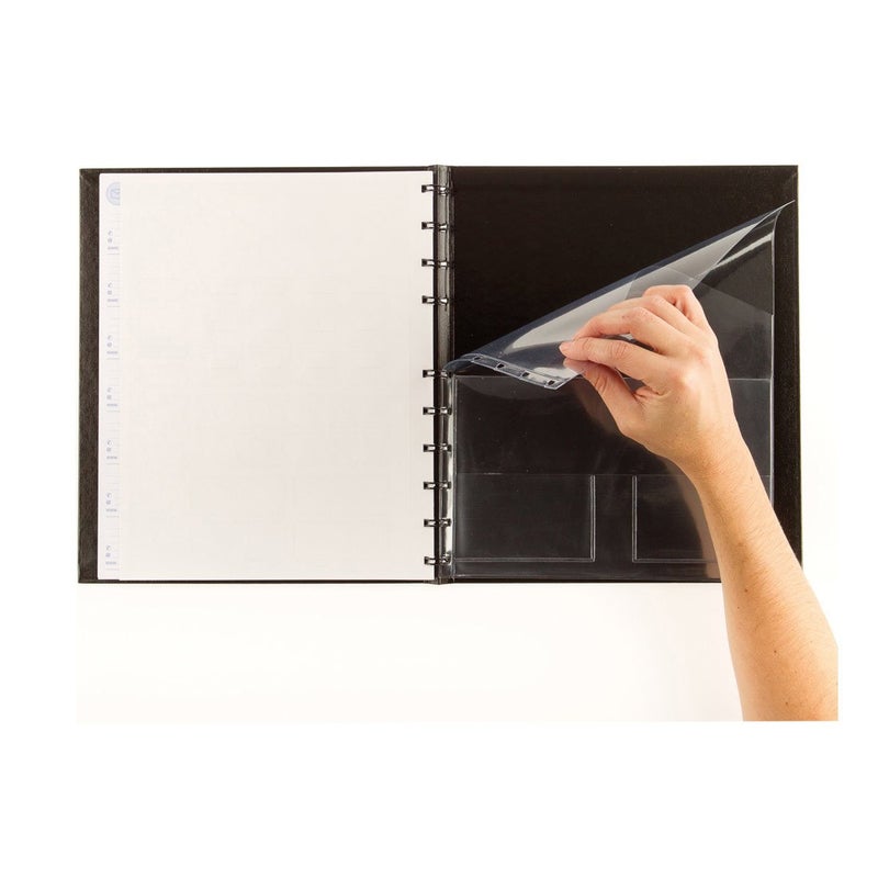 Blueline MiracleBind Notebook, 11 x 9.625 inches, Black, 150 Pages (AF11150.81) - Image 3